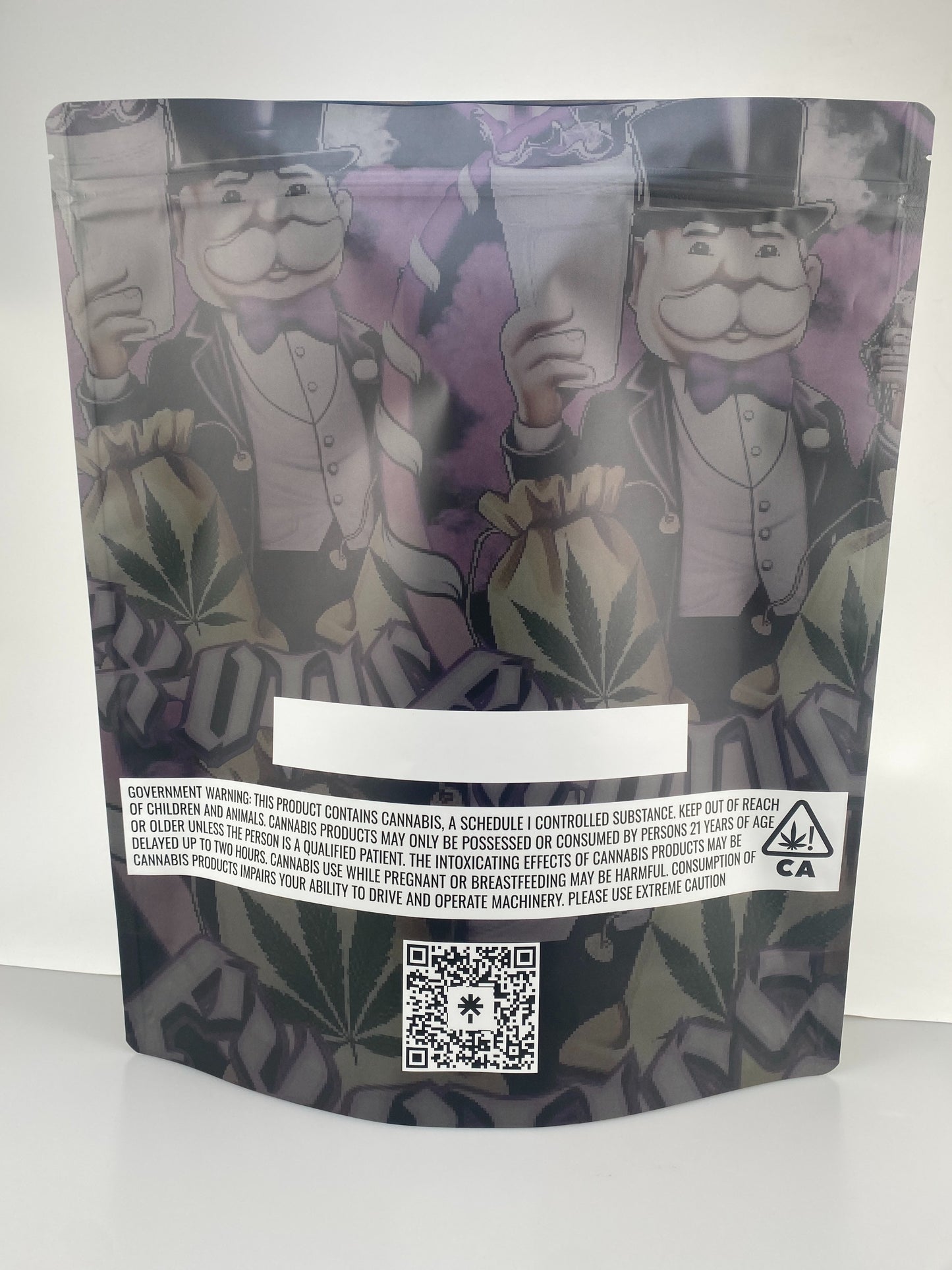 Standard Direct Print Mylar Bags - Square