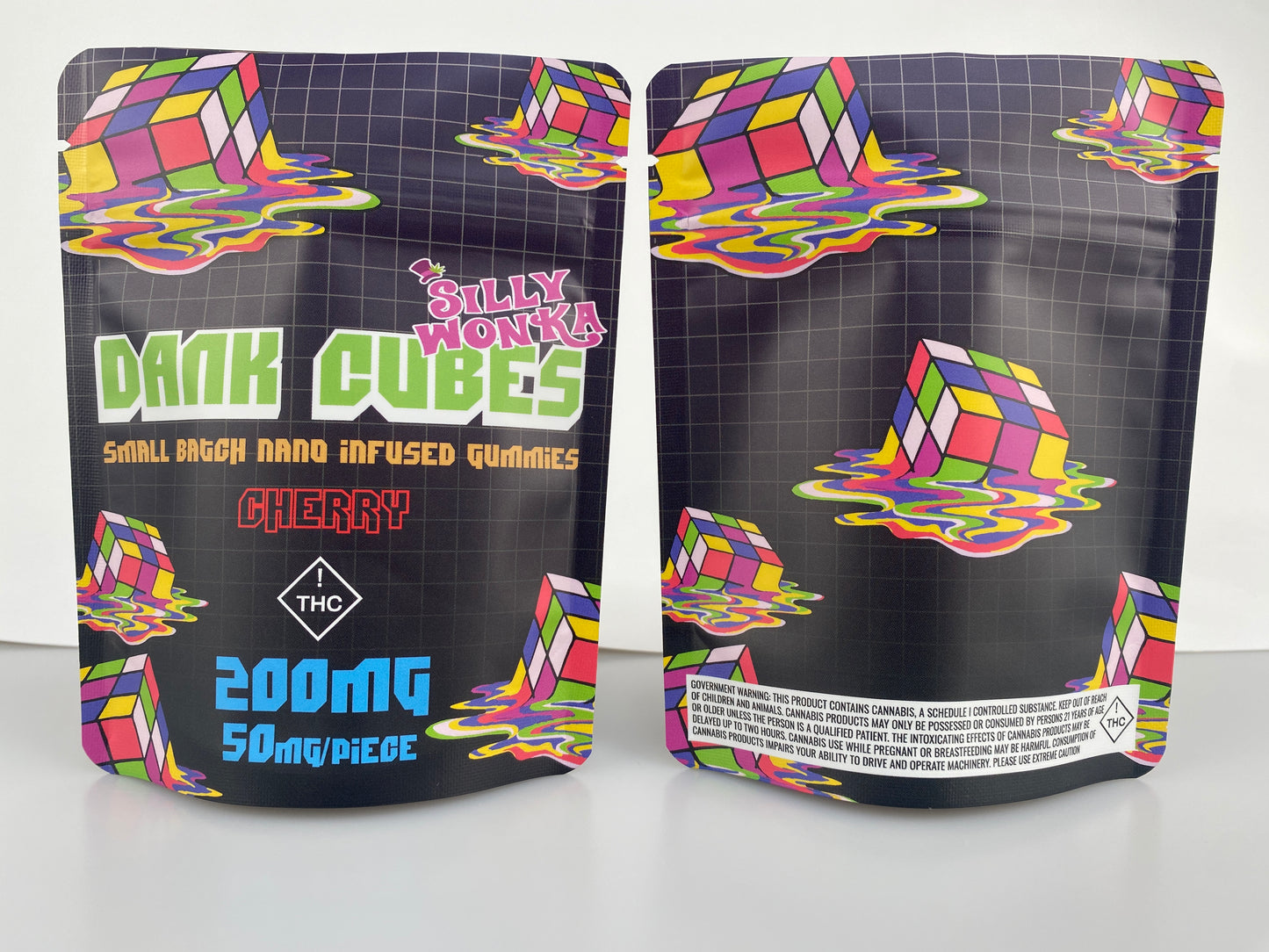 Standard Direct Print Mylar Bags - Square
