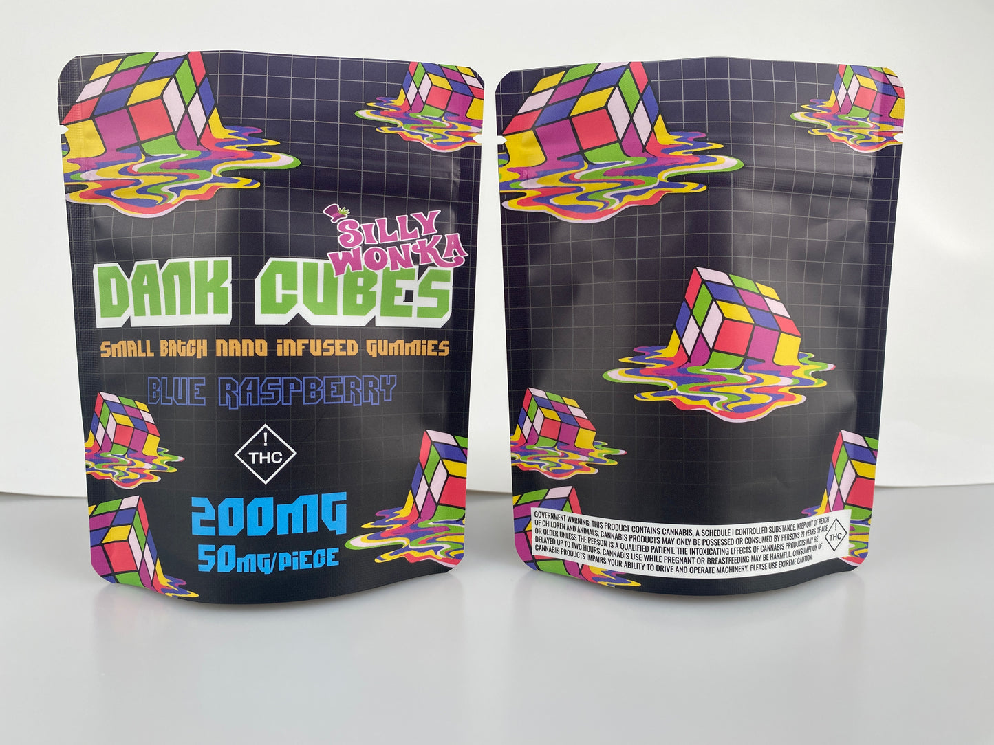 Standard Direct Print Mylar Bags - Square