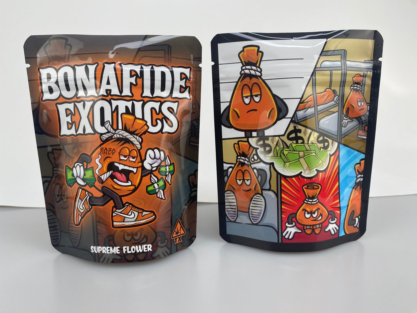 Standard Direct Print Mylar Bags - Square