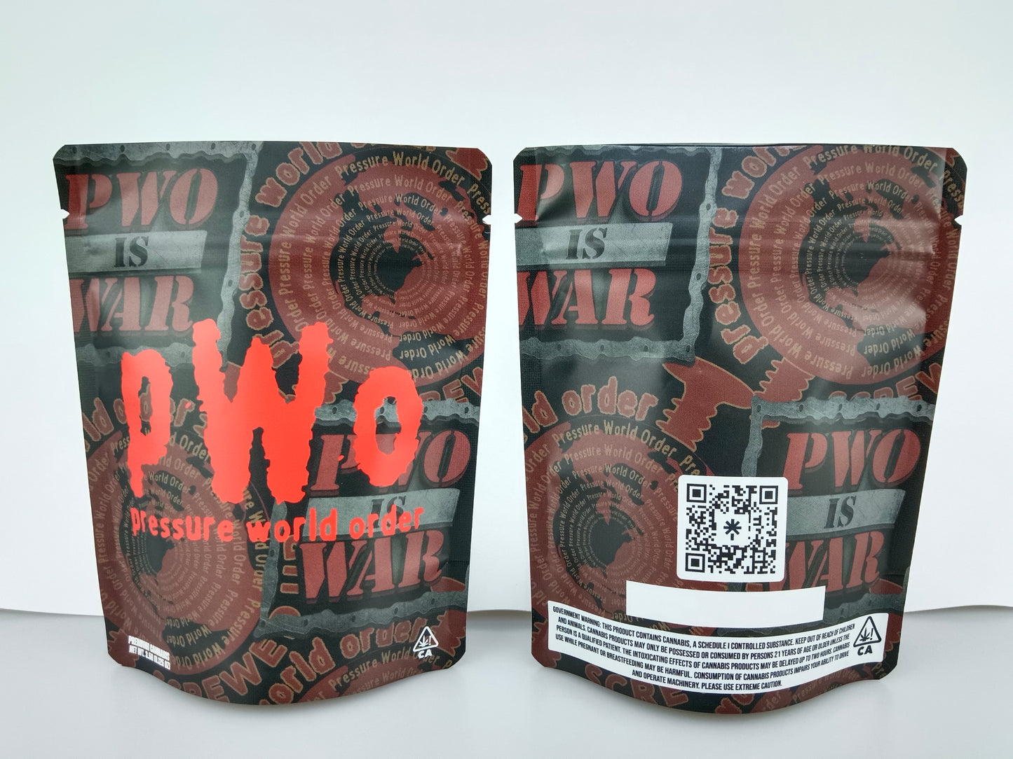 Standard Direct Print Mylar Bags - Square