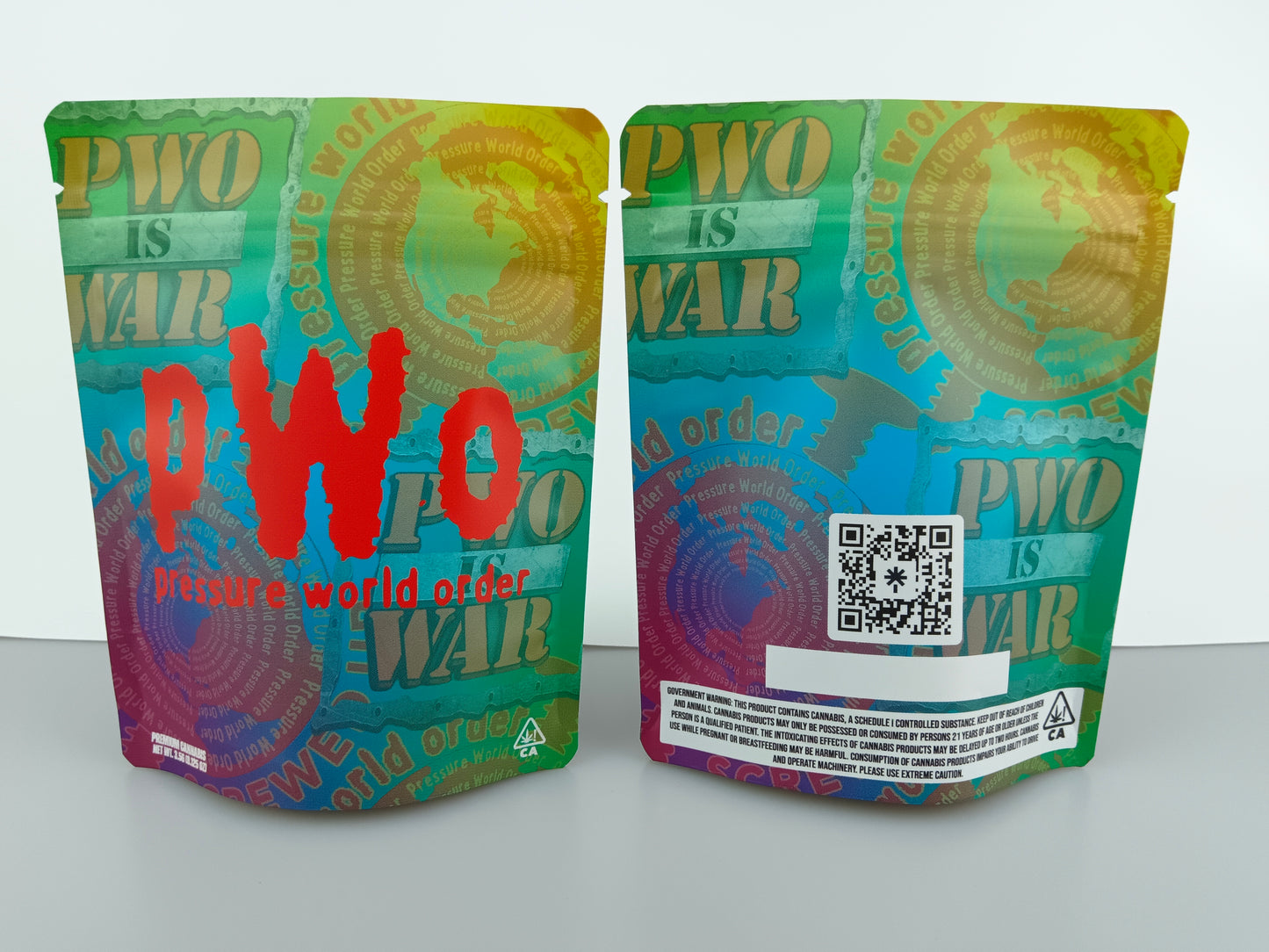 Standard Direct Print Mylar Bags - Square
