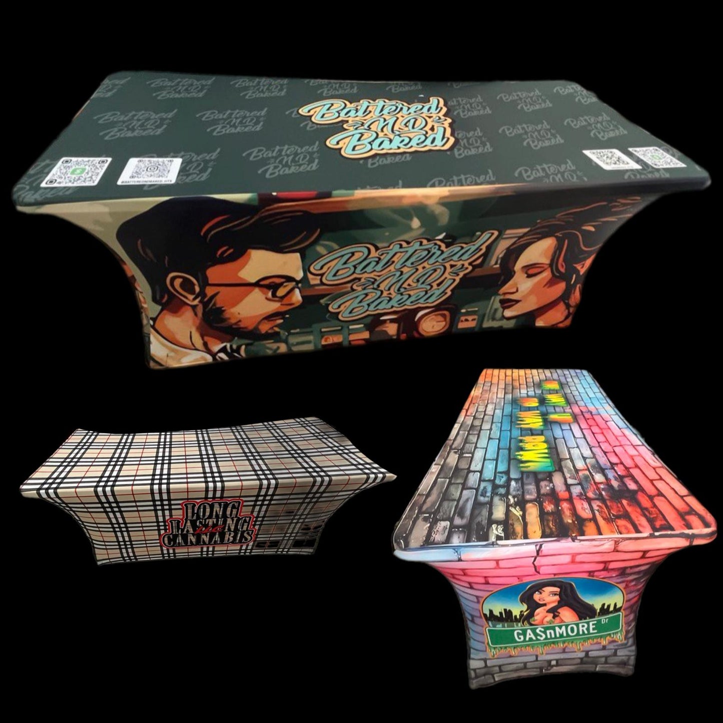 Print-on-Demand Graphic Table Cloth